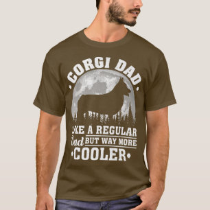 Mens Corgi Vater wie ein regelmäßiger Vater Funny T-Shirt