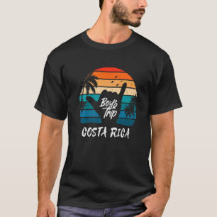Mens Costa Rica Typ Ausflug Matching Vacacation Su T-Shirt