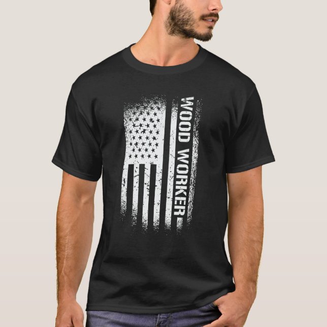Mens Craftsman Retro Graphic Electrician Worker To T-Shirt (Vorderseite)