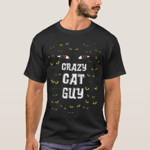 Mens Crazy Cat Typ _ Cat Daddy T - Shirt