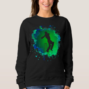 Mens Cricket Batsman Tshirt für Cricketer Boys Cri