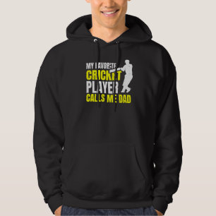 Mens Cricket Sport für einen Vater eines Cricket P Hoodie