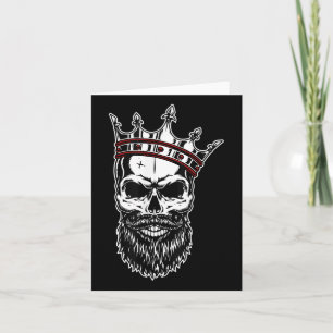 Mens Crown Skull Fashion Tattoo Karte