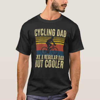 Mens Cycling-Vater wie ein regelmäßiger Vater-Radf T-Shirt