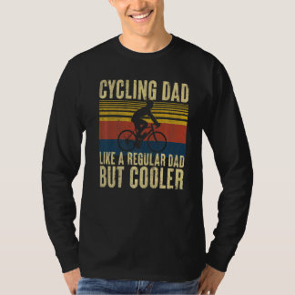 Mens Cycling-Vater wie ein regelmäßiger Vater-Radf T-Shirt