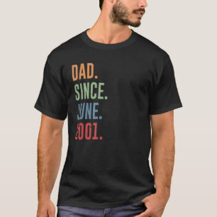 Mens Dad Since June 2001 T-Shirt