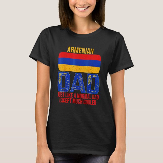 Mens Dad The Man The Myth The Armenian Legend Arme T-Shirt (Vorderseite)