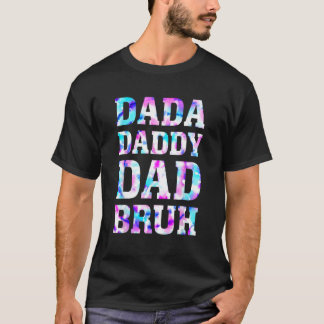 Mens Dada Daddy Vater Bruh Fathers Day Vintag T-Shirt