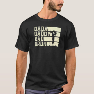 Mens Dada Daddy Vater Bruh von Son Boys Vathers Da T-Shirt