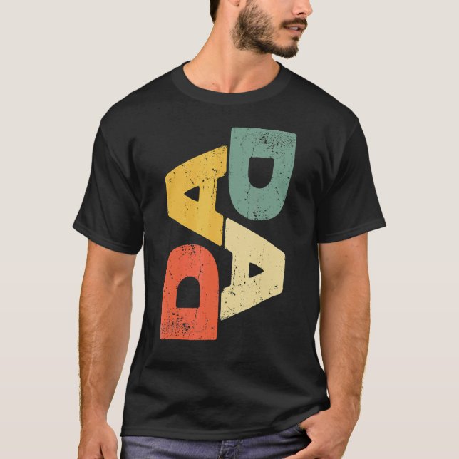 Mens Dada Vatertag T-Shirt (Vorderseite)