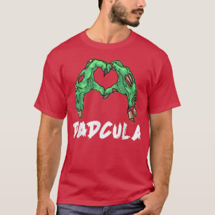 Mens Dadcula Lazy Halloween Kostüm Funny Pun Mons T-Shirt