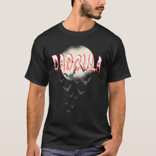 Mens Dadcula Vampires Cool Fun Vater Daddy Father T-Shirt