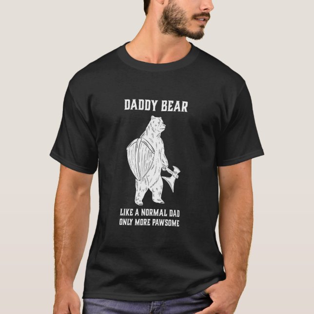 Mens Daddy Bar Vathers Day Viking Vater Jokes Fath T-Shirt (Vorderseite)