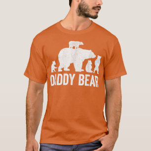 Mens Daddy Bären Väter Day Shirts, Funny Three Cu T-Shirt