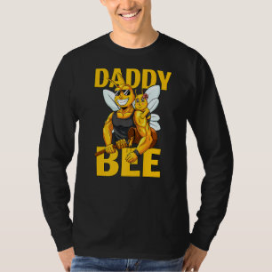 Mens Daddy Biene Imkerei Honig Daddy Mit Tochter T-Shirt