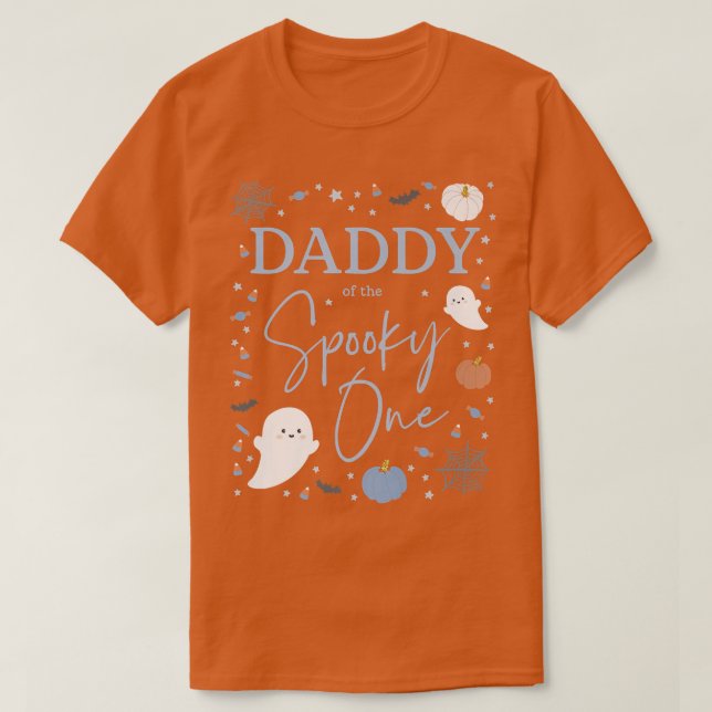 Mens Daddy von der Spooky One Birthday Boy 1s T-Shirt (Design vorne)