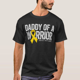 Mens Daddy von einem Vater des Kriegers im Kindesa T-Shirt