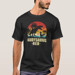 Mens Daddysaurus Dinosaur Tshirt Rex Fête du Pèr