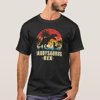Mens Daddysaurus Dinosaur Tshirt Rex Fête du Père