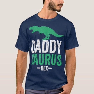 Mens Daddysaurus Re Funny Vater Geschenk T-Shirt