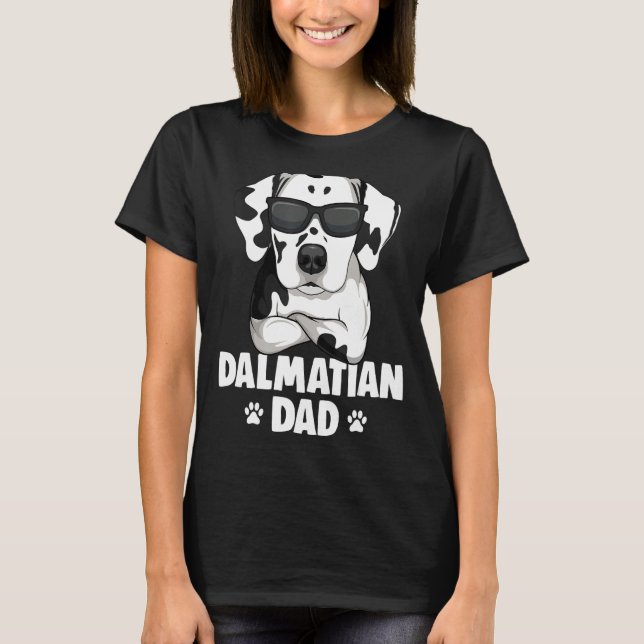 Mens Dalmatian Dog Dad T-Shirt (Vorderseite)