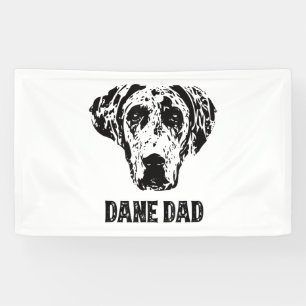 Mens Dane Vater - Großer Dane Vater Banner