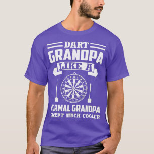 Mens Dart Grandpa wie ein normaler Opa, außer T-Shirt