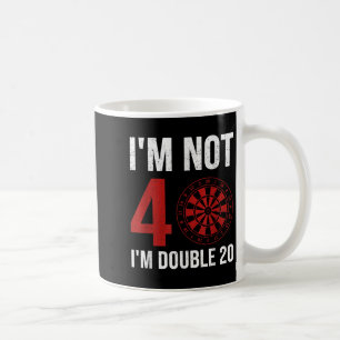 Mens Dart Player Angebot für 40. Geburtstag Im nic Kaffeetasse