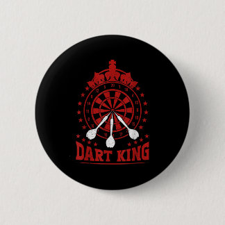Mens Dart Player Cool zitieren den Dartkönig Button