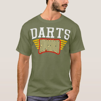 Mens Darts Superdad Geschenk für einen Dartspieler T-Shirt