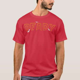 Mens Deady and Mummy Funny Halloween Costume Vater T-Shirt