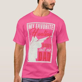 Mens Deer Junting Vater Junting Buddy Vater T-Shirt