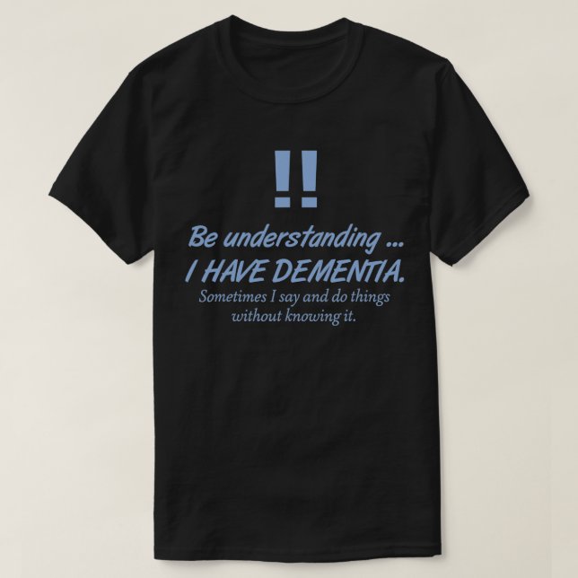 Mens Demenz Alzheimer Warrior Patienten Brain Dis T-Shirt (Design vorne)