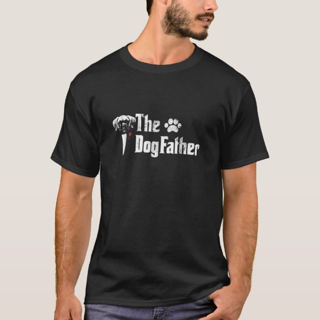 Mens Der Dogvater Boxer Hund Vater Tshirt Vater D (Vorderseite)