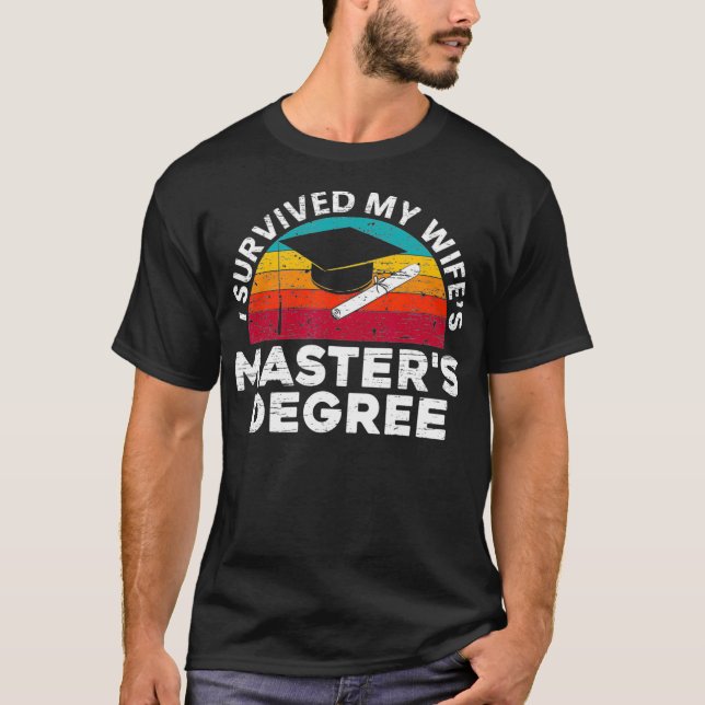 Mens, die ich für einen MBA-Abschluss in My Wifes  T-Shirt (Vorderseite)