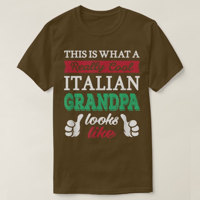 Mens Dies ist, was eine wirklich Coole italienisch T-Shirt (Design vorne)