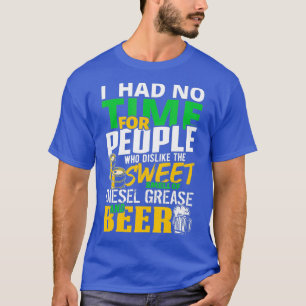 Mens Diesel Fett und Bier V8 Motor Power Geschenk T-Shirt