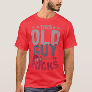 Mens Dieser alte Typ Rocks Music Gitarrist Musiker T-Shirt