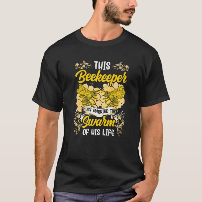 Mens, dieser Bienenzüchter, heiratete gerade den S T-Shirt (Vorderseite)