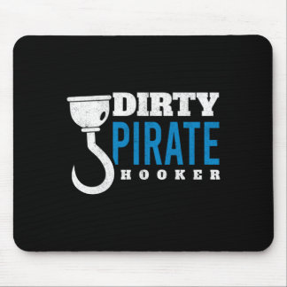 Mens dirty pirate freebooter caribbean sea thief mousepad
