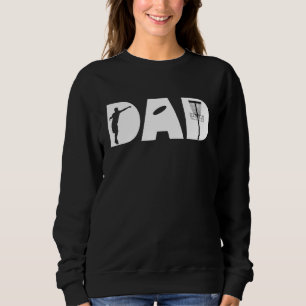 Mens Disk Golf Vater Sport Frolf Frisbee 70er 80er Sweatshirt