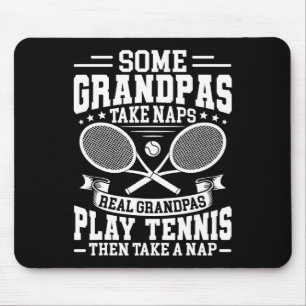 Mens Dminton Einige Grandpas nehmen Nickerchen Rea Mousepad