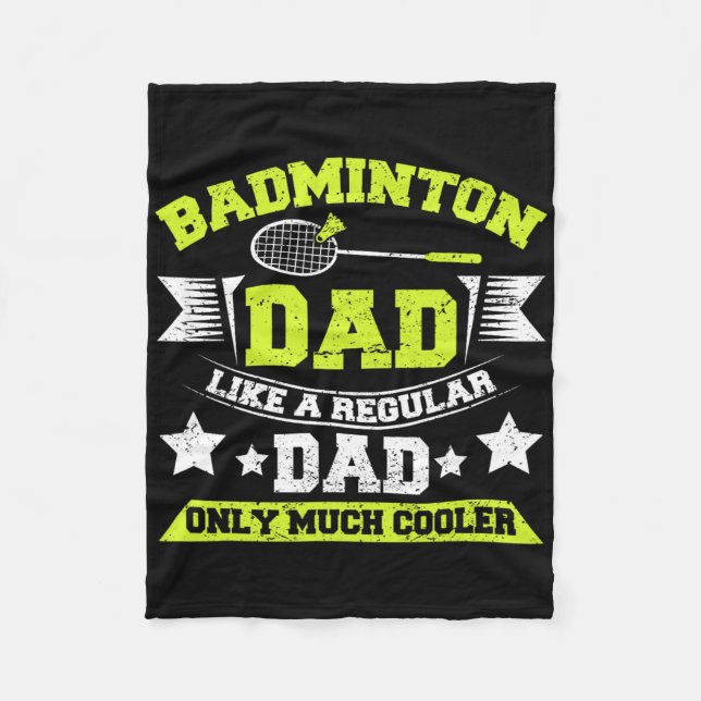 Mens Dminton Vater wie ein regulärer Vater nur vie Fleecedecke (Vorderseite)