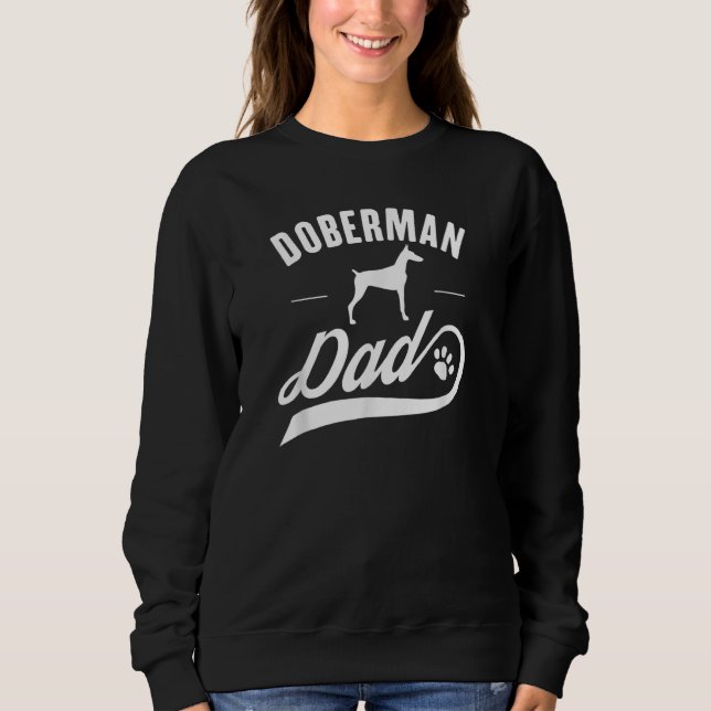 Mens Doberman Dad Dog Owner Sweatshirt (Vorderseite)