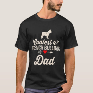 Mens Dog Vater Coolster französischer Bulldog Vate T-Shirt