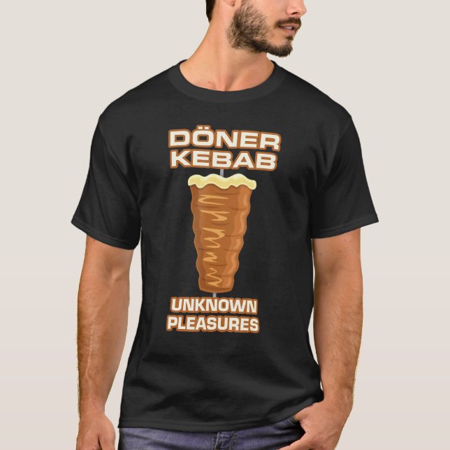 Mens Doner Kebab Unbekannte Pleasures Stick Wood L T-Shirt (Vorderseite)
