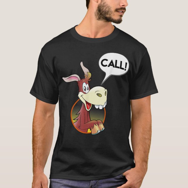 Mens Donkey Poker Player  Funny Poker Gift T  T-Shirt (Vorderseite)