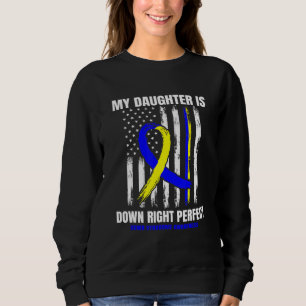 Mens Down Syndrome Awareness Daughter Mama Vater A Sweatshirt