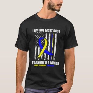 Mens Down Syndrome Awareness Vater Töchter Krieger T-Shirt