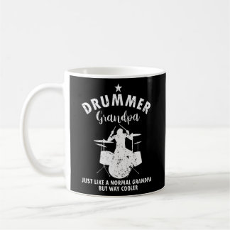 Mens Drummer Opa wie normale Opa aber so Kaffeetasse